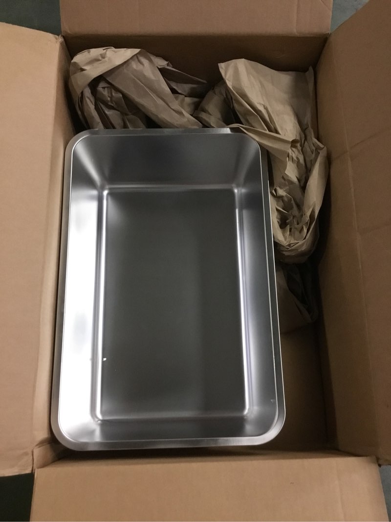 Stainless Steel Cat Litter Box, 23.6x15.8x8 Inch(Deep) XXL Stainless Steel Litter Box High Sides, Non Stick No Smell Easy Clean Jumbo Metal Litter Box for Big/Fat Cats XXL: 23.6"x15.8"x8"