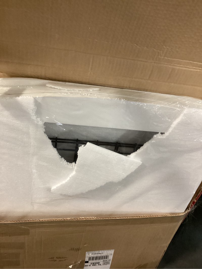 PAWLAND Extra Wide Dog gate for The House, Doorway, Stairs, Freestanding Foldable Wire Pet Gate, Pet Puppy Safety Fence, 30" Height (White, 3 Panels)